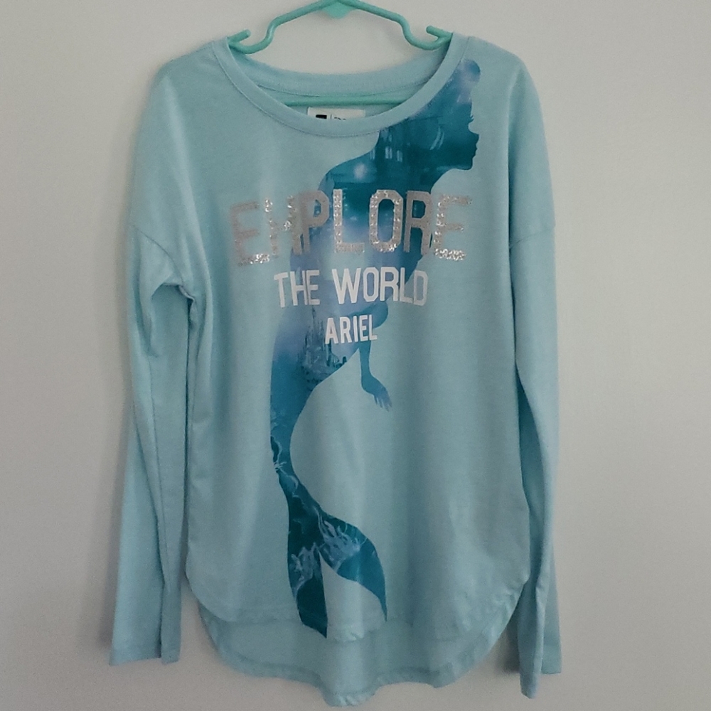 Girls The Little Mermaid Long Sleeve Tshirt - M/8
